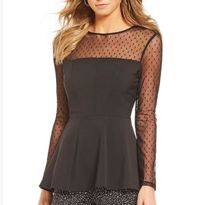 NWT Isaac Mizrahi Peplum Corset Top